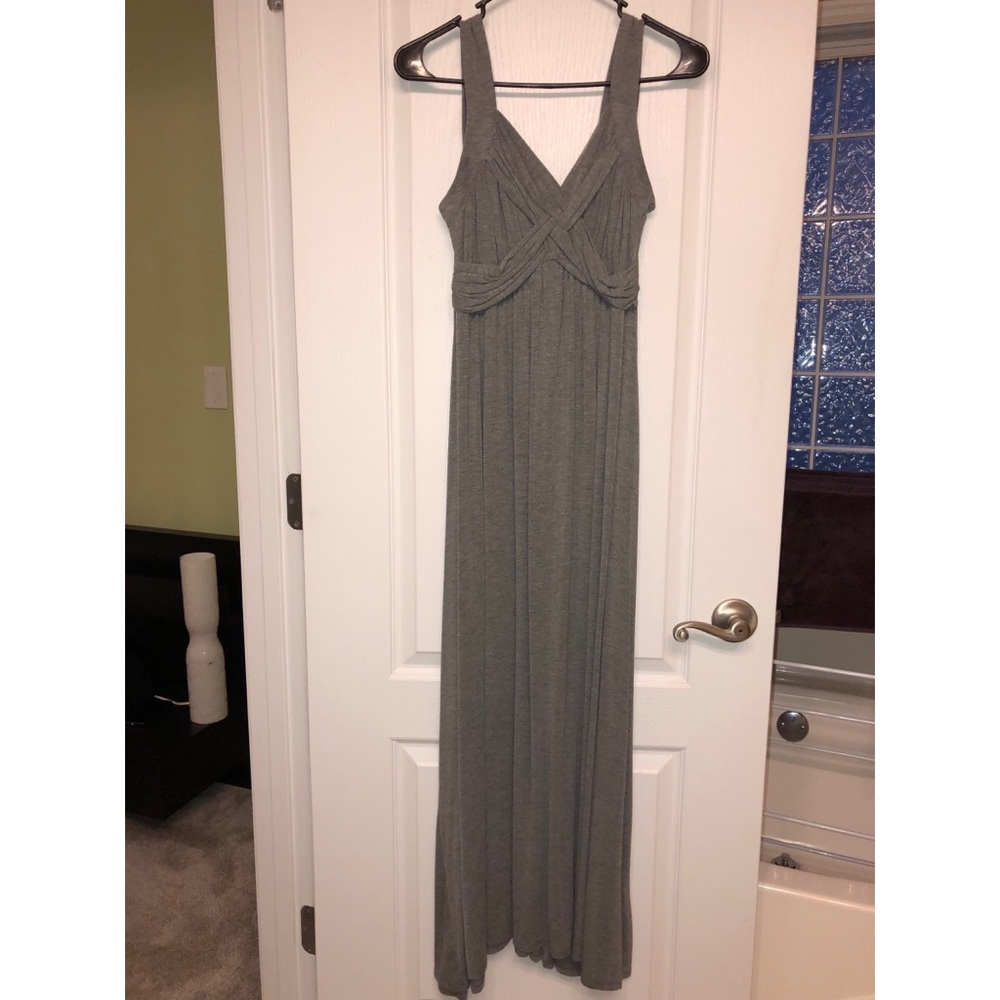 Gray NY&Co Maxi Dress